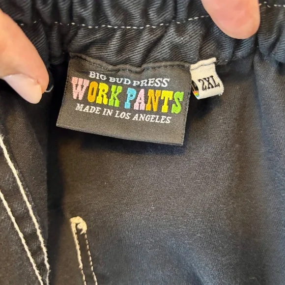 Big Bud Press Airbrush Rainbow Work Pants - Picture 3 of 5